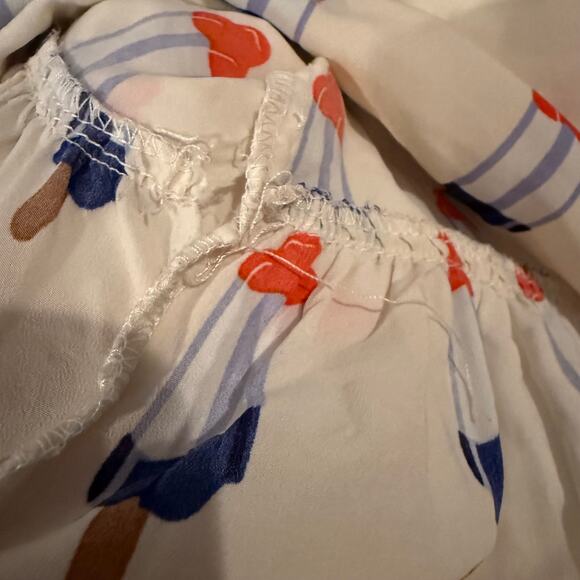 Vintage Mary Quant Popsicle July 4th Tiered Top Size Small - Picture 8 of 10